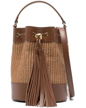 Gianvito Rossi Borsa A Secchiello Con Nappa - Marrone