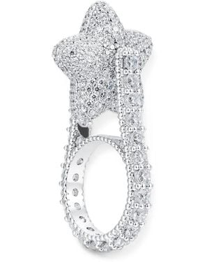 YVMIN Lucky Star Spin Ring - White