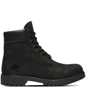 Timberland 6 Debossed Print Boots - Black