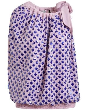 Essentiel Antwerp Jocelyn Tie-Detail Blouse - Purple