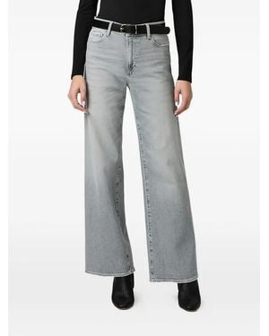 PAIGE Anessa 31" Belt-Loop Jeans - Grey