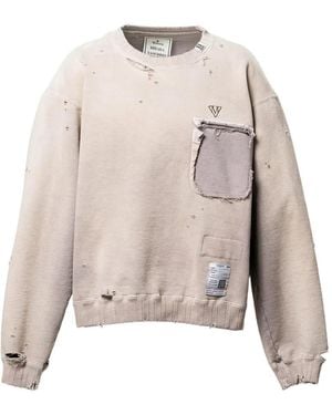 Maison Mihara Yasuhiro Sun-Faded Sweatshirt - Natural