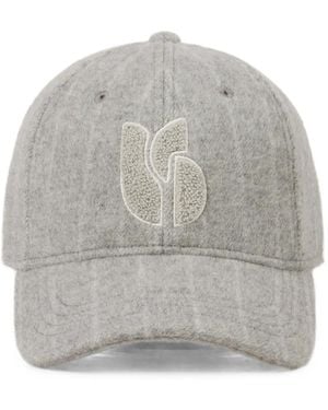 Ba&sh Hugo Logo-Patch Cap - Grey