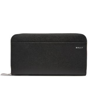 Bally Cartera con sello del logo - Negro