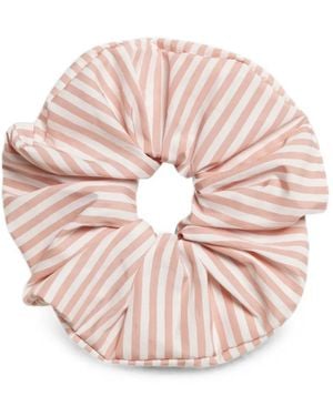WEILI ZHENG Chouchou Froncé À Rayures - Pink