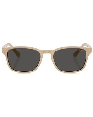 Prada Sonnenbrille Mit Eckigem Gestell - Grau