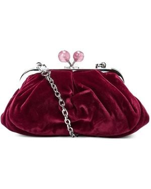 Weekend by Maxmara Pasticcino Velvet Clutch Bag - Purple