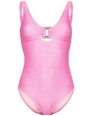 Heidi Klein Costume Intero Guana Island Con Stampa - Rosa