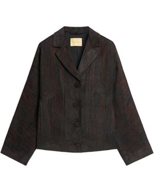 Momoní Nisi Cropped Blazer - Black