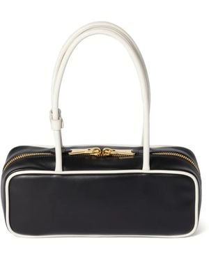 Miu Miu Mud Leather Beau Keyring Necessaire in Brown | Lyst