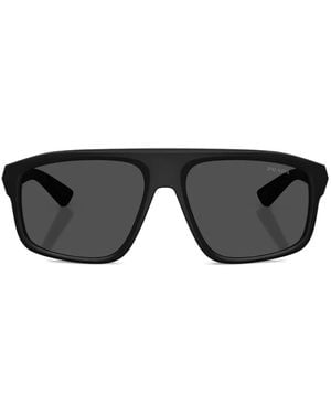 Prada Linea Rossa Square Sunglasses - Black