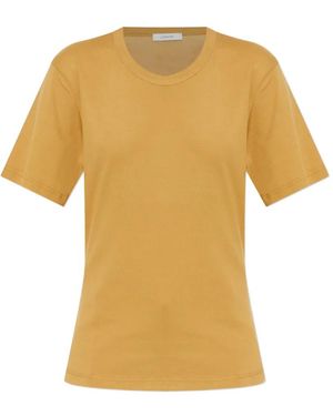 Lemaire Camiseta Con Cuello Redondo - Amarillo