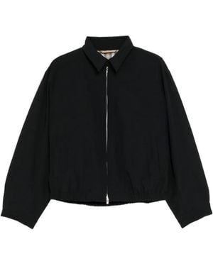 JNBY Two-Way Zipper Long-Sleeve Jacket - Black