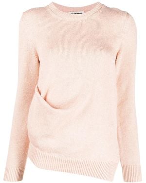 Jil Sander ファインニット セーター - ピンク