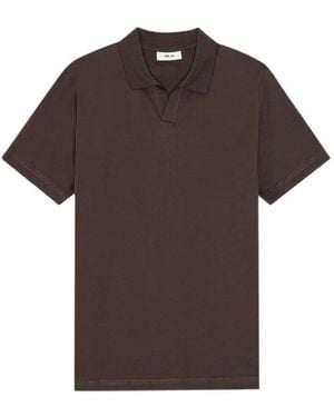 NN07 T-Shirt À Col Ouvert - Brown