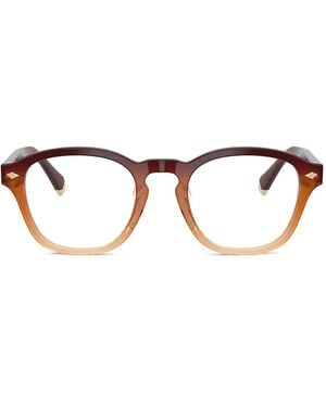 Brunello Cucinelli Round-Frame Glasses - Brown