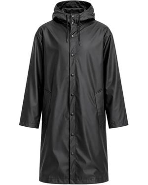 A.P.C. Kim Logo-Print Parka - Gray