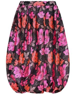 Comme des Garçons Broek Met Bloemenprint - Rood