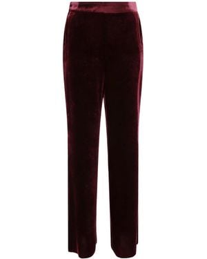 Etro Velvet Trousers - Red
