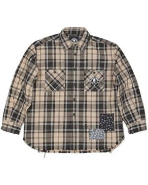 Mastermind Japan X Sean Wotherspoon Check-Pattern Shirt - Grey