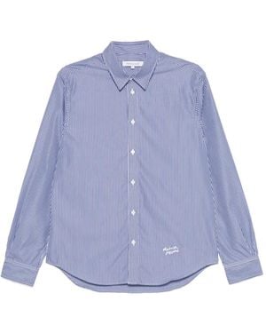 Maison Kitsuné Striped Shirt - Blue