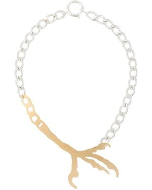 Wouters & Hendrix Talon Charm Necklace - Metallic