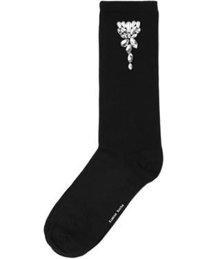 Simone Rocha Verzierte Socken - Schwarz
