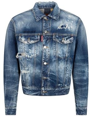 DSquared² Giacca Denim Brando Classic L.A - Blu