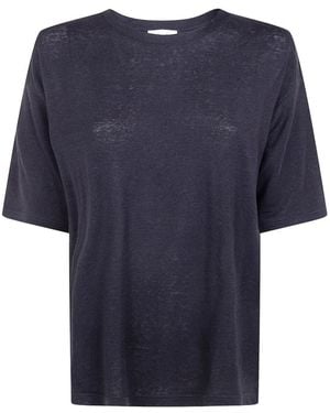Ma'ry'ya Linen T-Shirt - Blue