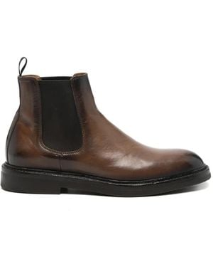 Officine Creative Dude Flexi Chelsea Boots - Brown