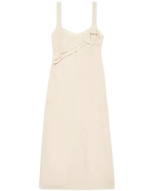Simone Rocha Floral-Appliqué Dress - White