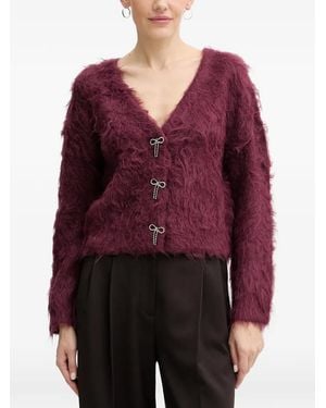 Guess Cardigan Mit Schleife - Rot