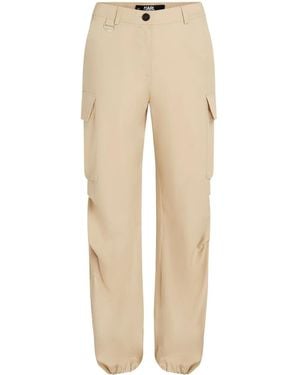 Karl Lagerfeld Straight Cargo Broek - Naturel