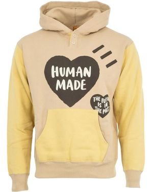 Human Made Sudadera Con Capucha Y Diseño Colour Block - Neutro