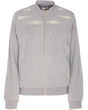 Liu Jo Zip-up Sweatshirt - グレー