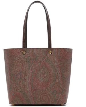 Etro Mittelgroßer Essential Shopper - Braun