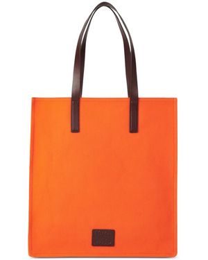 Paul Smith Logo-Detail Tote Bag - Orange