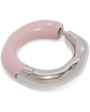 Jil Sander Cannolo Hoop Brooche - Pink