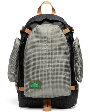 Brain Dead Alpine Checked-Pattern Backpack - Black