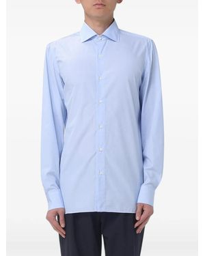 Luigi Borrelli Napoli Button-Up Shirt - Blue