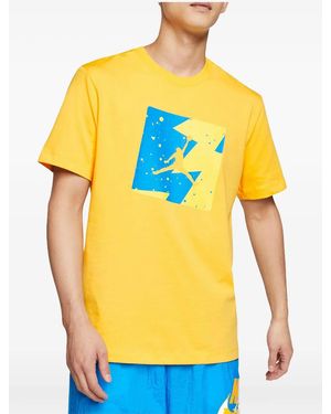 Nike Poolside Floral T-Shirt - Yellow