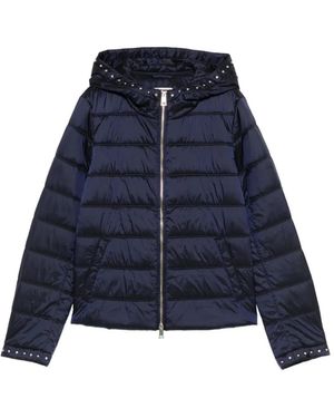 Liu Jo Hooded Puffer Jacket - Blue