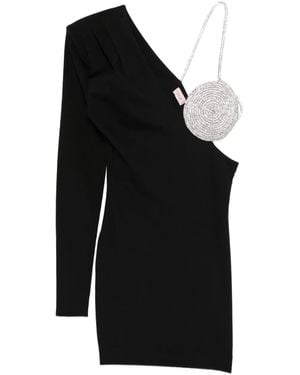 Nue Spiral Mini Dress - Black