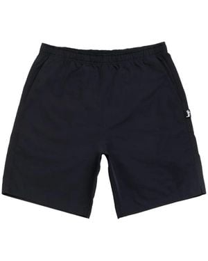 Stussy Transit Logo-Tag Track Shorts - Blue