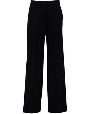Max Mara Euforia Micropiquet Trousers - Black
