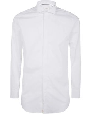 Tintoria Mattei 954 Spread-Collar Shirt - White