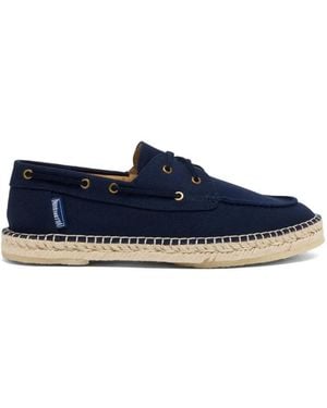 Vilebrequin Canvas Bootschoenen Met Veters - Blauw