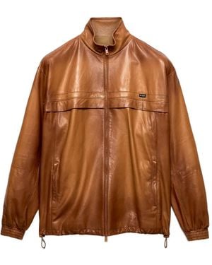Prada Jack Van Nappa Leer - Bruin