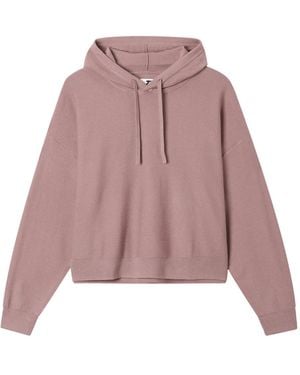 Izzue Felpa Con Cappuccio E Coulisse - Rosa