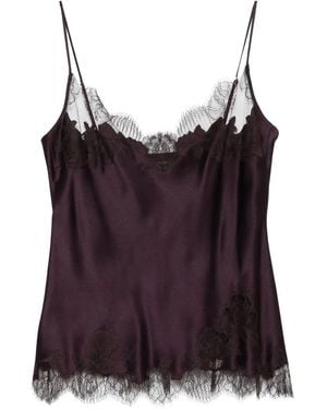 Carine Gilson Silk Camisole - パープル
